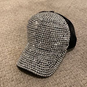 bedazzled sparkly hat